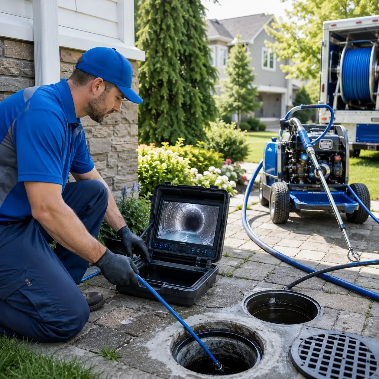 Outdoor drain cleaning professionals serving Kenedy, TX